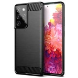 Cumpara ieftin Husa Samsung S21 Ultra g998 5G Silicon Carbon Negru