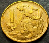 Moneda 1 COROANA - RS CEHOSLOVACIA, anul 1990 * cod 2755, Europa