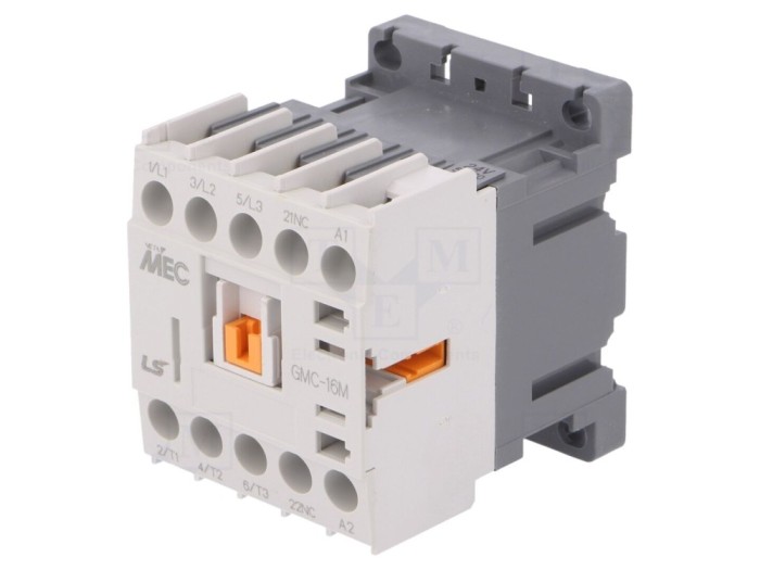 Contactor 3P 24VAC 16A IP20