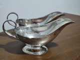 Cumpara ieftin Două sosiere vintage placate cu argint, Sheratonn Argentieri in Brescia, Sosiera