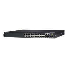 Switch Refurbished Dell EMC N3224T-ON, Layer 3, 24x RJ45 10/100/1000Mb auto-sensing ports, 4x 10G SFP+ ports, 2X 100G QSFP28 ports, 1x 550W AC PSU inc foto