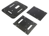 Şasiu cu Roți pentru Robot Negru/Verde 200x170x105mm 3-7.5VDC