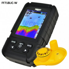 Sonar Lucky gama de pescuit Fish Finder 180m cu ecran color LCD foto