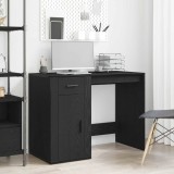 VidaXL Birou, stejar negru, 100x49x75 cm, lemn prelucrat