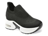 Pantofi sport FLAVIA PASSINI negri, 22328, din material textil
