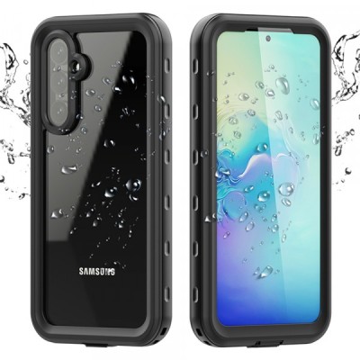 Husa Waterproof pentru Samsung Galaxy A54 A546, ShellBox, Neagra foto