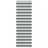 VidaXL Jaluzea tip zebra gri &icirc;nchis lățime țesătură 70,9 cm poliester