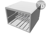 Conector TE Connectivity Dynamic D-2100 1318126-1 cablu-placă soclu tată 5A 250V drept