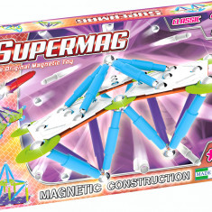 Set de constructie magnetic Color - 72 piese | Supermag