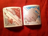 Serie URSS 1966 Exploratori in Antarctica , 3 val. stampilate