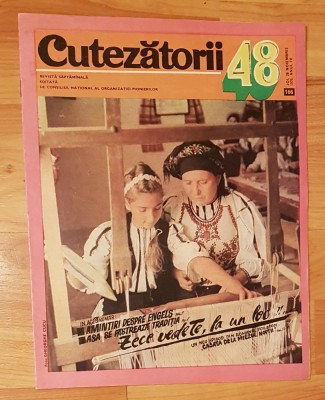 Revista Cutezatorii Nr. 48 din 26 noiembrie 1970 foto