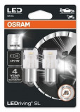 Set 2 Buc Led Osram P21W 12V 1,9 W BA15S 6000K Alb LEDriving SL 7506DWP-02B