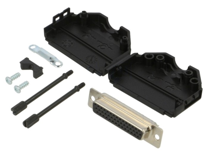 Conector D-Sub HD mamă, 44 pini