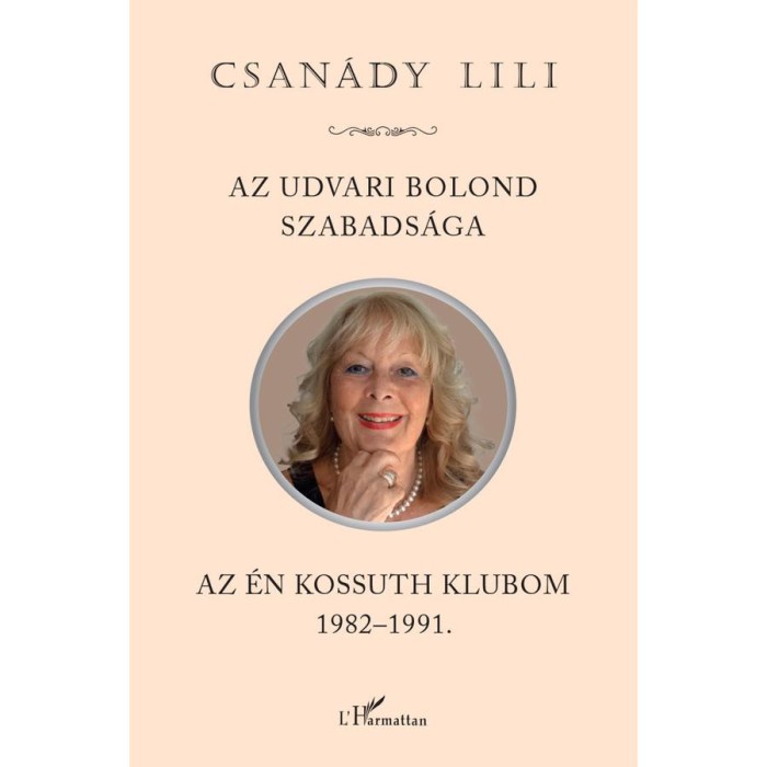 Az udvari bolond szabads&aacute;ga. Az &eacute;n Kossuth Klubom 1982-1991 - Csan&aacute;dy Lili