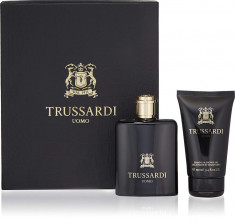 Set TRUSSARDI UOMO: Apa de Toaleta 50 ml, Gel de dus 100ml, Barbati foto