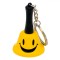 Breloc Metalic Clopot Smile, Galben, 4x6 cm