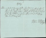 A364 Chitanță olografă, 1830, &icirc;n limba germană