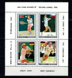 DPR Korea 1986 - Tenis, bloc neuzat