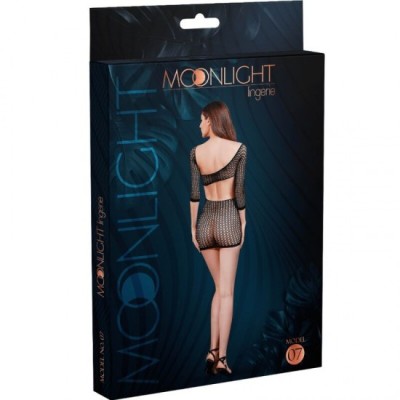 LUNA PLIN DE STRĂLUCIRE - ROCHIE MODEL 7 NEAGRĂ DIMENSIUNE UNICĂ foto