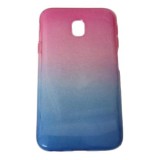 Cumpara ieftin Husa Telefon Silicon Samsung J3 2017 j330 Rainbow Pink&amp;Blue