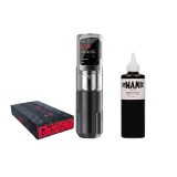 Kit Tatuaj, POSEIDON S-Luxe, Black, Stroke 4.2mm, Pachet Complet
