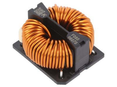 Inductor bobinat THT 7,4mH 8A foto