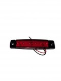 Lampa laterala rosie 12-24V led de gabarit, Breckner