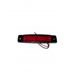 Lampa laterala rosie 12-24V led de gabarit