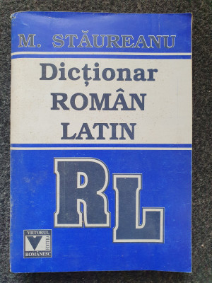 DICTIONAR ROMAN - LATIN - Staureanu foto