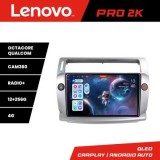 Navigatie Citroen C4 Lenovo Kit-088 8 core QLED 2K 12+256 360 Android Waze USB Navigatie Internet Youtube Radio CarStore Technology