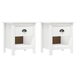 Cumpara ieftin Noptiere Hill, 2 buc., 46x35x49,5 cm, lemn masiv de pin