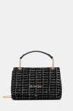 Valentino Bags poșetă TWEED culoarea negru, VBS9JP02