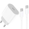 Incarcator Fast Charge 35W iPhone 15 Pro/Pro Max + Cablu Date Type-C la Type-C