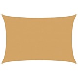 Cumpara ieftin Panza parasolar, nisipiu dreptunghiular 4x6 m HDPE 160 g/m&sup2;