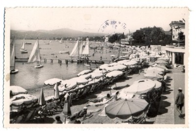 AD 1086 C. P. VECHE - JUAQN-LES-PINS -LA PLAGE -FRANTA -1931 ? foto