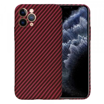 Husa pentru Apple iPhone 11 Pro, Techsuit, Carbonite FiberShell, Rosie foto