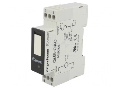 Releu Semiconductor 1-Fazat 4-32VDC 5A 12-280VAC foto
