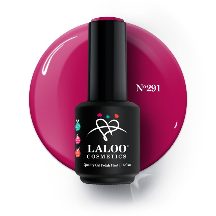 291 Burgundy Rose | Laloo gel polish 15ml