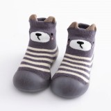 Cumpara ieftin Mocasini cu talpa antiderapanta - Grey teddy (Marime Disponibila: Marimea 24)