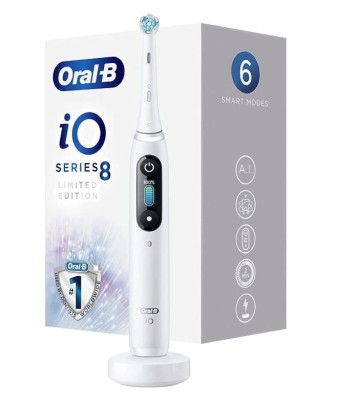 Periuta de dinti electrica, Oral-B iO Series 8, alb - SECOND foto