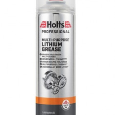 Spray vaselina cu litiu HOLTS Spray Grease HMAI0101A, 500 ml, gri