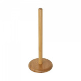 Suport rola de prosop de hartie din bambus, O13 x 33 cm, Oem