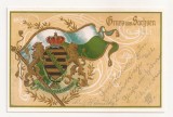 FA31-Carte Postala- GERMANIA - Heraldica Sachsen, necirculata