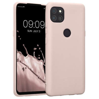 Husa kwmobile pentru Motorola One 5G Ace, Silicon, Roz, 54619.225 foto