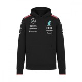 Mercedes AMG Petronas hanorac de bărbați cu glugă Driver Driver black F1 Team 2024 - M