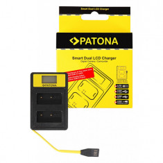 PATONA Smart Dual LCD USB Charger Fuji NP-W126 HS30 EXR HS30EXR HS-30EXR HS33 - Patona