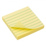 Notițe Adezive, Model Galben, Dimensiune 7.6x7.6cm, 100 File, Oem