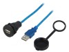 Cablu-adaptor USB A IP67 1m