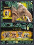 Cumpara ieftin Djibouti - Fauna Africana - ELEFANTI -BL + KB + 4 S.S.- MNH- 2 foto, Nestampilat