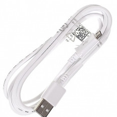 Cablu de date Samsung ECB-DU68WE, Micro USB, White